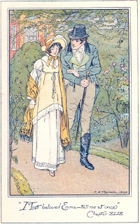 British Reproduction of 1898 C.E. Brock illustration of Emma